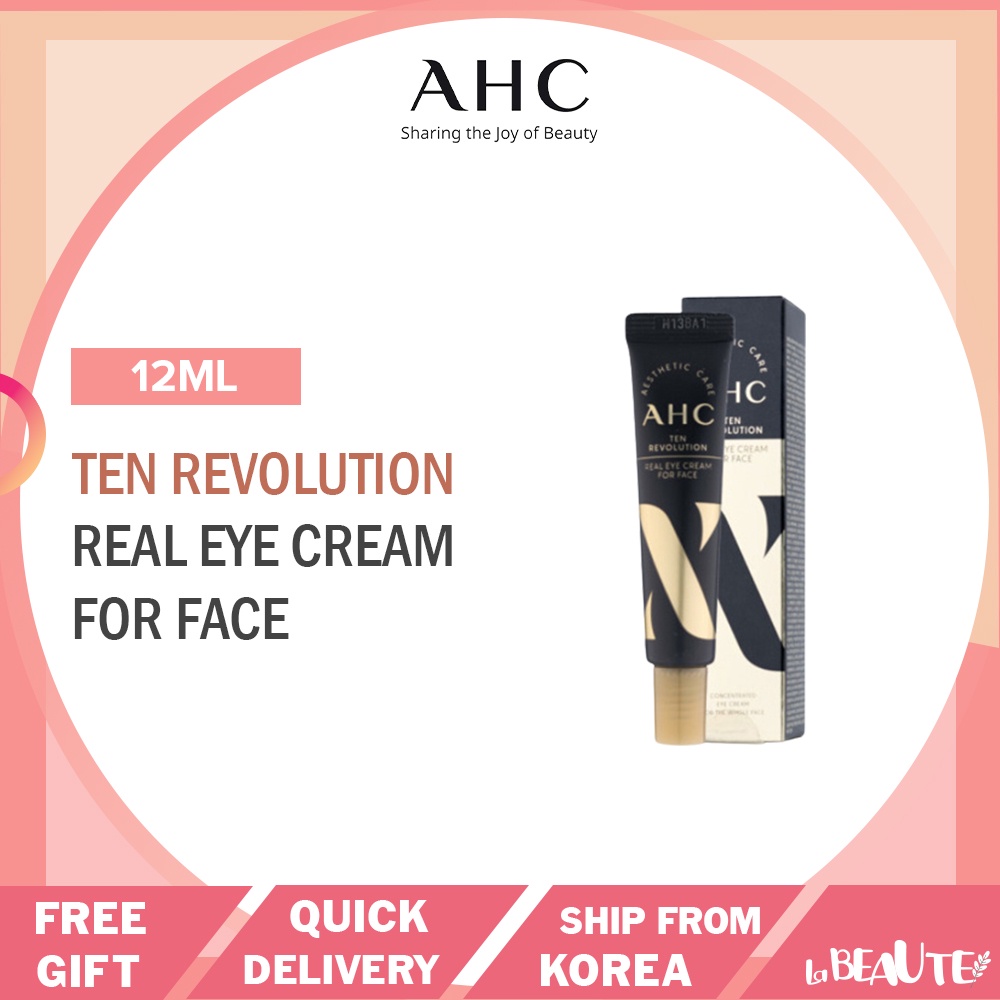 [ahc] Ten revolution real eye cream for face 12ml, 30ml hàng sẵn sàng