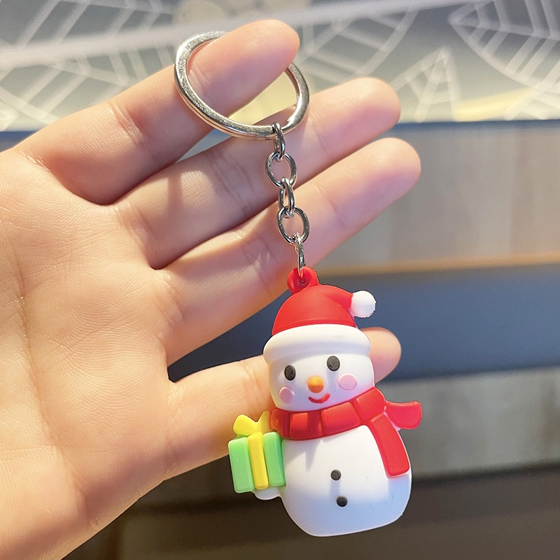 Móc Khoá Giáng Sinh Noel Dễ Thương Nhiều Mẫu Cute Phụ Kiện Túi Xách, Balo, Cặp Xách, Oto Đáng Yêu