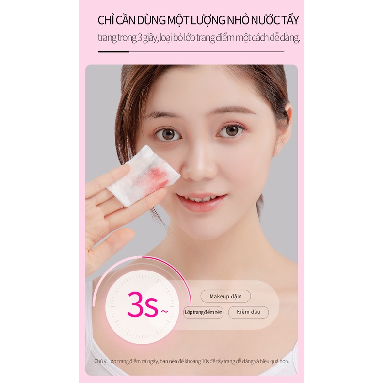 Bộ 2 chai Nước tẩy trang HANAJIRUSHI Micellar Water siêu dưỡng ẩm không chứa dầu và cồn 380ml