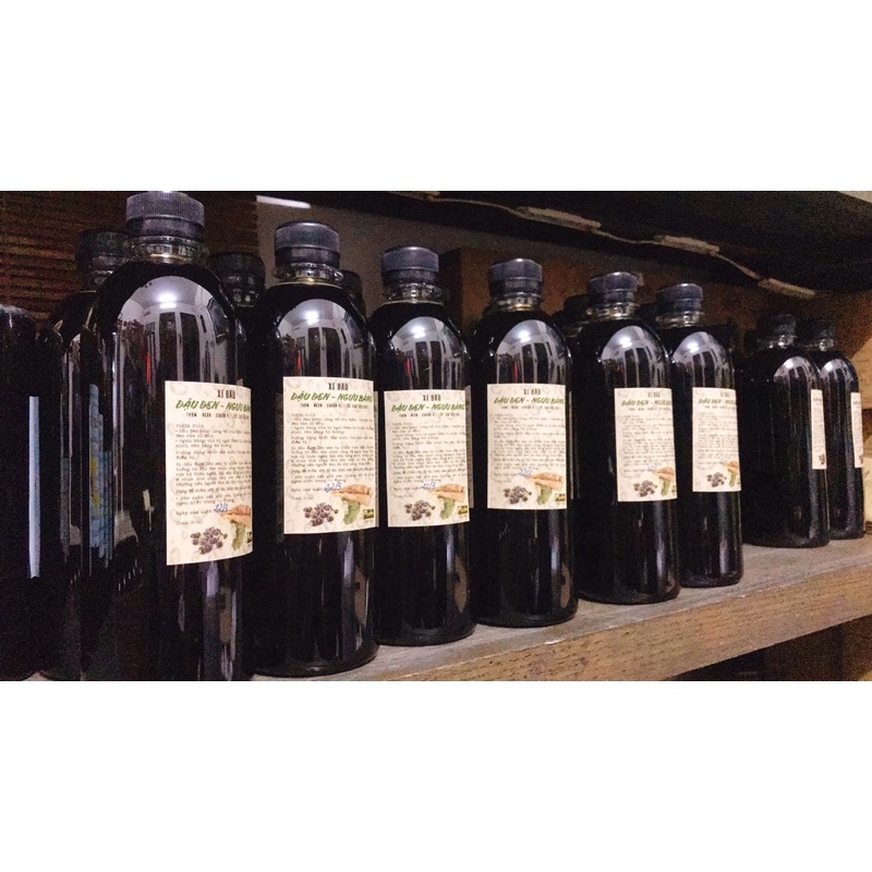 Xì dầu đậu đen ngưu bàng 500ml