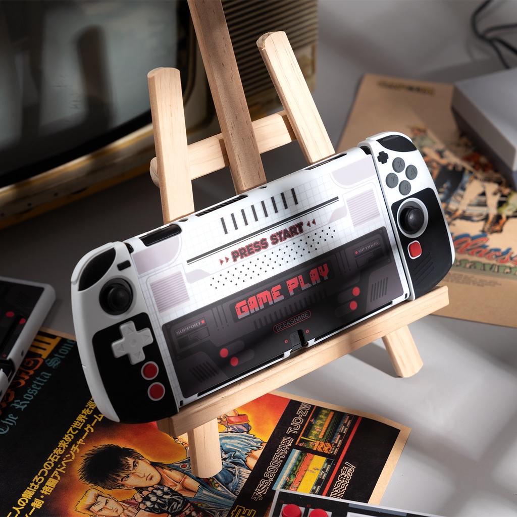 Ốp Bảo Vệ Máy Chơi Game Nintendo Switch Bằng Silicon Phong Cách Retro