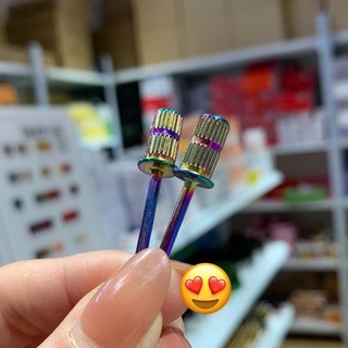 đầu mài lắp nhám 7 màu.