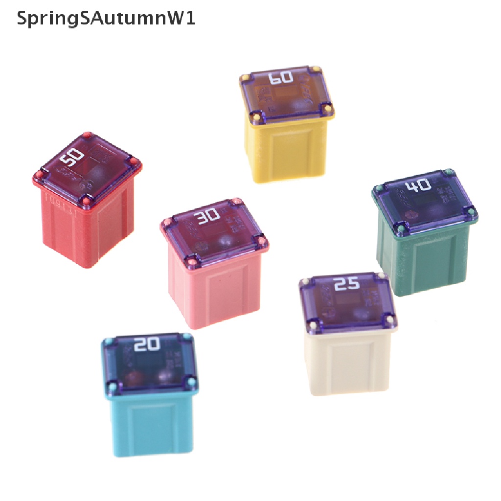 Cầu Chì Mini Hình Vuông 58V 20A 25A 30A 40A 50A 60A 16 * 12 * 10mm Chuyên Dụng Cho Xe Hơi