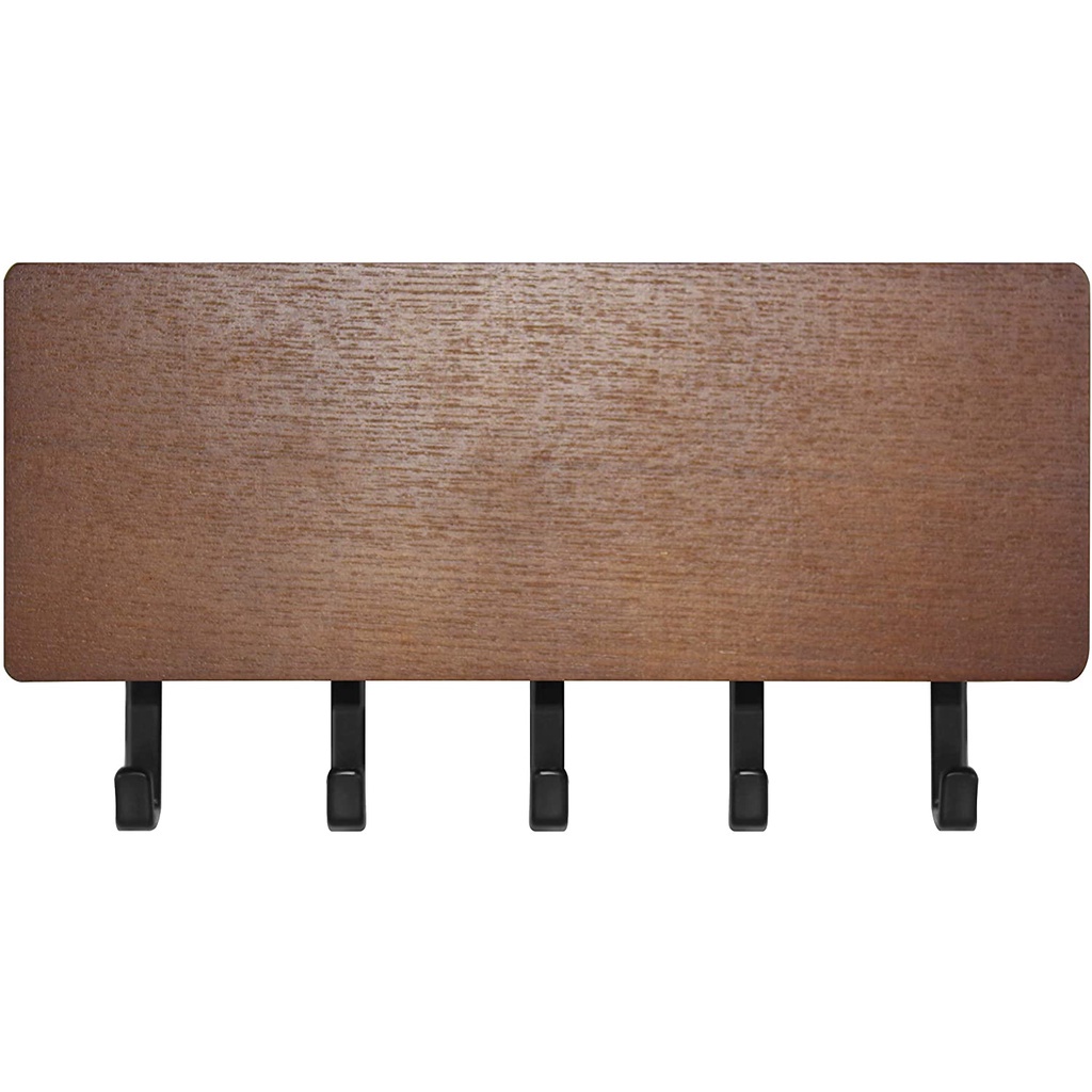 [YIYUE] Giá Treo Chìa Khóa Gắn Tường Bằng Gỗ Trơn Đa Năng Không Cần Đục Lỗ At The Door CR1