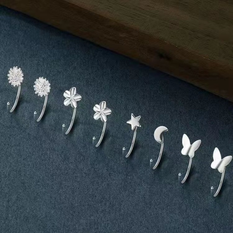 Bông Tai Hình Bướm Đơn Giản Phong Cách Hàn Quốc Không Gây Dị Ứng Thời Trang Mới Cho Nữ G113