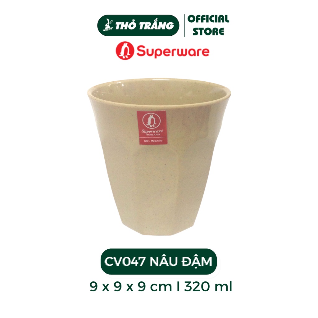 Ly trà đá nhựa melamine xuất khẩu đủ màu Cv047 superware