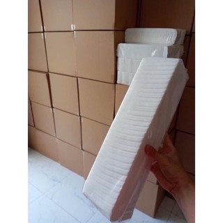 Khăn giấy vuông rửa mặt, giấy lau mặt spa, cây giấy vuông