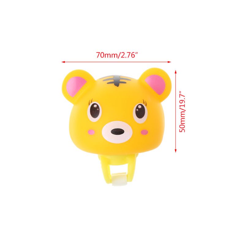 Chuông Báo Động Bằng Cao Su Hình Hoạt Hình Dành Cho Xe Đạp