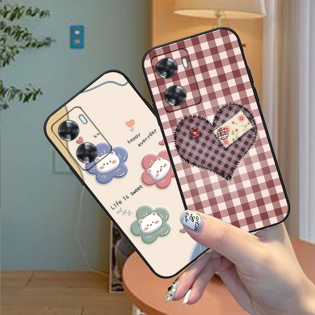 Ốp lưng Oppo A77s trái tim , gấu cute ngộ nghĩnh siêu đẹp