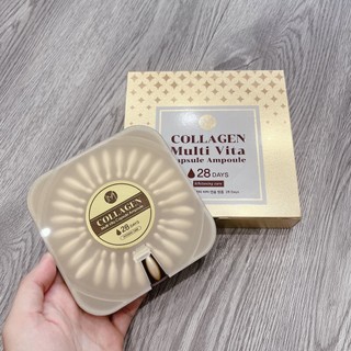 Viên nang collagen tươi Ammud giúp  làn da căng bóng, mịn màng