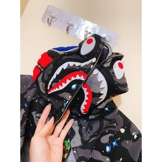 Áo khoác jacket Bape phát sáng galaxy