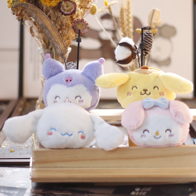 SANRIO Túi Đựng Tiền Xu Hình Cinnamoroll Kuromi Melody Nhồi Bông Đáng Yêu