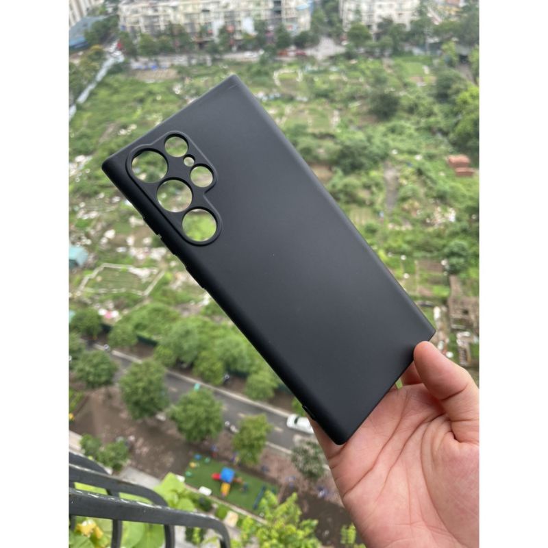 Ốp lưng dẻo đen samsung S22 ultra,S22 plus,S22 silicon đen chống bám vân tay