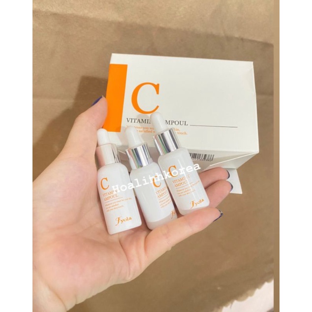 Set 3 chai tinh chất vitaminC sáng da mờ sạm nám