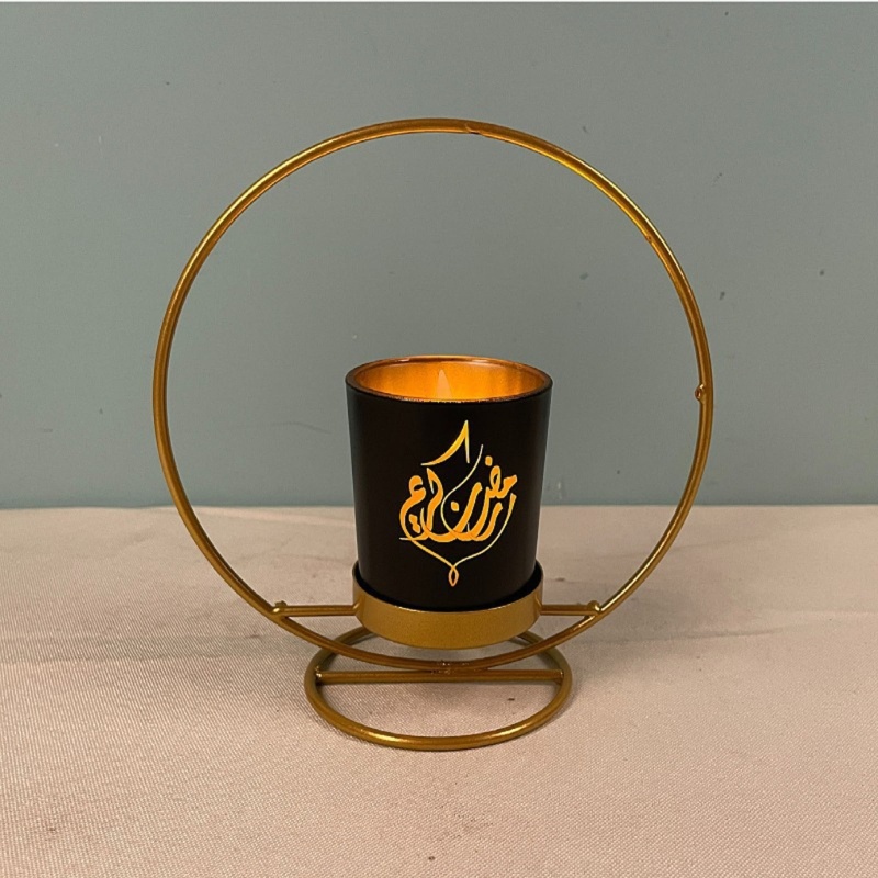 Giá Đỡ Nến Hình Mặt Trăng Tròn Cho Lễ Hội Eid Mubarak Ramadan