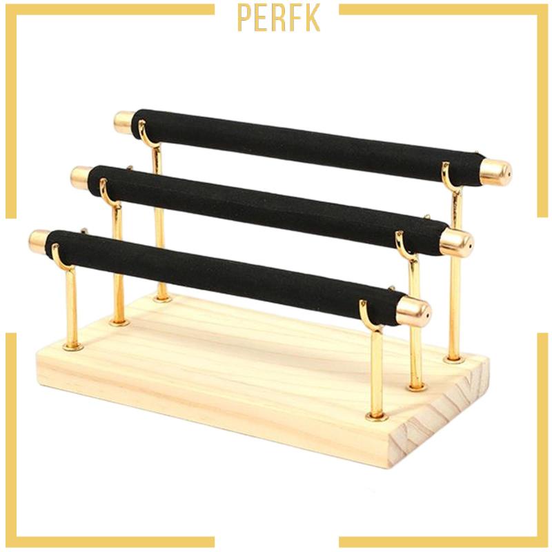 Giá Đỡ Trưng Bày Trang Sức 3 Tầng Bằng Vải Nỉ Cho Phòng Ngủ / Phòng Khách