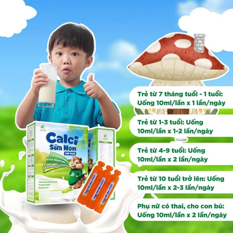 Ăn ngon hoa thiên & caxi sữa non giải pháp hiệu quả cho bé ăn ngon và tăng trưởng chiều cao