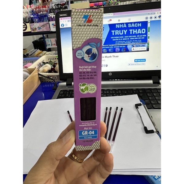 Ruột Bút Nước Gel GR-04 Thiên Long