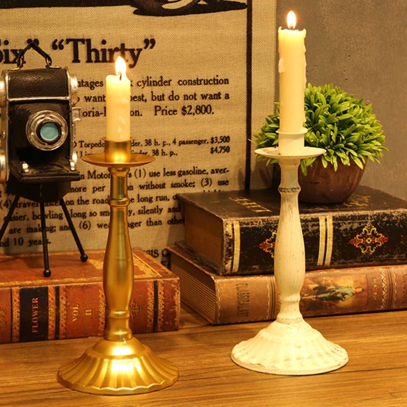 Giá Đỡ Nến 1 3 5 Cánh Tay Bằng Kim Loại Kiểu Châu Âu Trang Trí Bàn Ăn / Tiệc Cưới