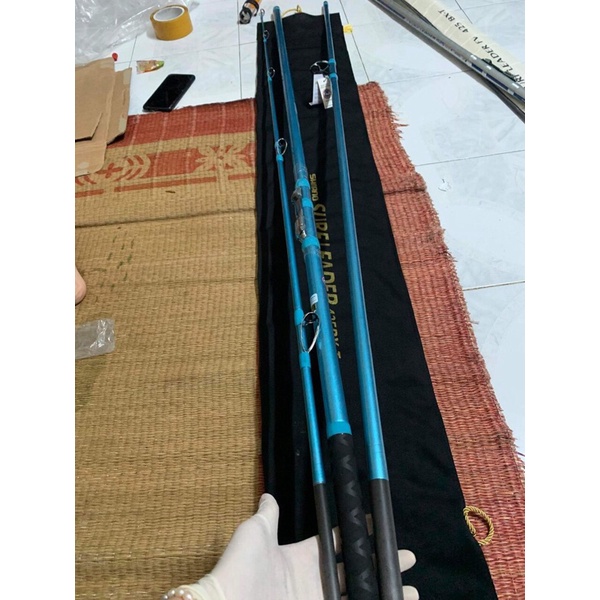 cần câu lục 3 khúc shimano surf lead dài 4m25 BXT khuyên pát fuji cần tải cá 20kg có 3 mầu ae lưa chọn