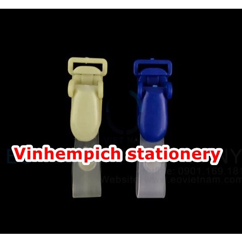 Kẹp bảng tên nhựa - 1 cái