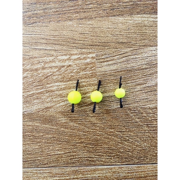 Xốp boli câu cá móc sẵn dây.Bịch 30 hạt