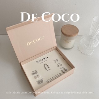 Set khuyên tai 7 ngày decoco acc