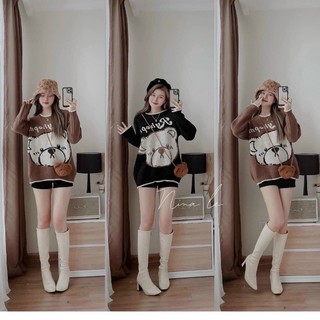 Bigsize Áo len tặng kèm túi gấu siêu cưng 50-90kg