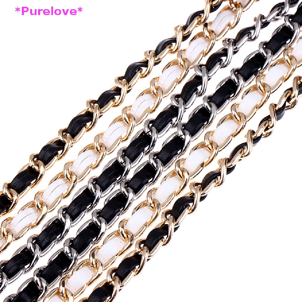 Phụ Kiện Dây Xích Màu Vàng / Bạc / Đen Chuyên Dụng Cho Túi Xách Mới