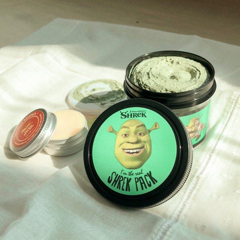 Mặt Nạ Đất Sét Bạc Hà I'm The Real Shrek Pack OLIVEYOUNG
