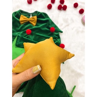 [Sẵn ảnh thật] Body chip hình cây thông Giáng Sinh Noel Dành Cho Bé