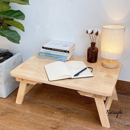 Bàn gỗ gấp gọn 40x60, bàn chân thang xếp chữ nhật gấp gọn ngồi bệt gỗ tự nhiên đa năng XẢ KHO | BigBuy360 - bigbuy360.vn