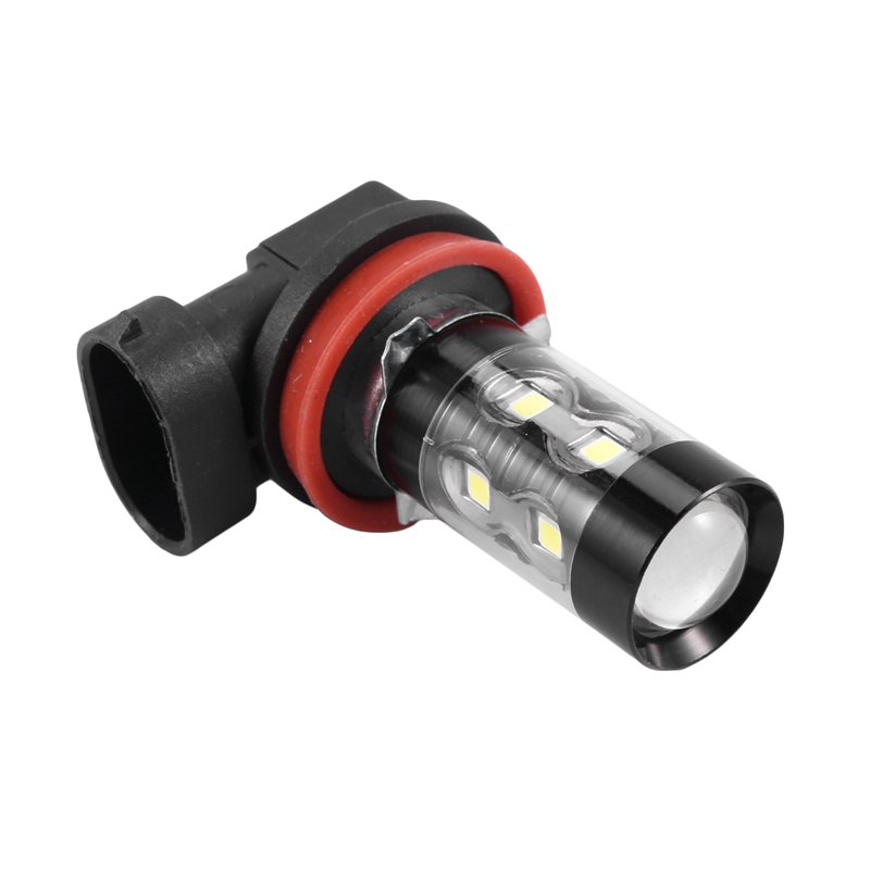 Set 2 Bóng Đèn Sương Mù Siêu Sáng 50W H11 / H8 10-SMD Ánh Sáng Trắng Dành Cho Ô Tô