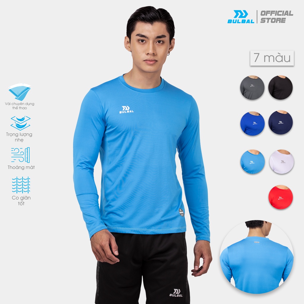 Áo thể thao nam body , áo body giữ nhiệt Bulbal tay dài, co giãn 4 chiều hỗ trợ tập gym, đá banh, bóng rổ