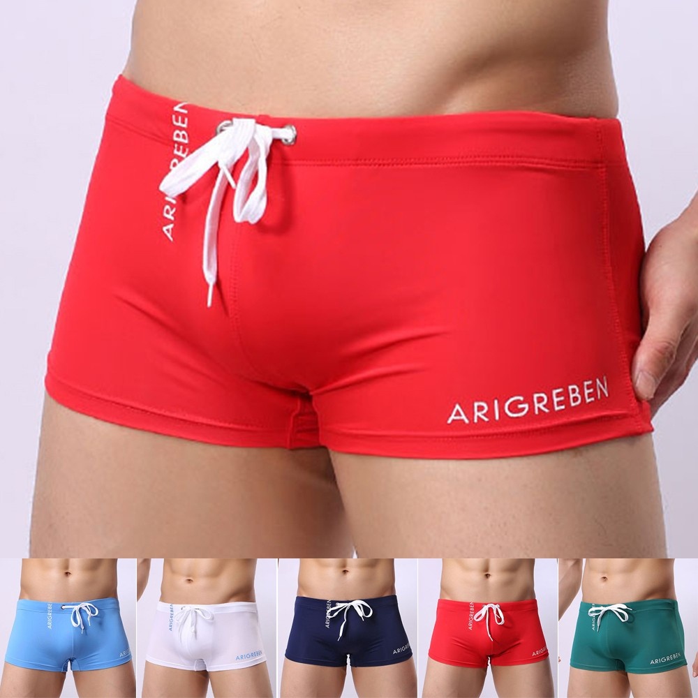 Quần Bơi Boxer Nhanh Khô Xuyên Thấu Gợi Cảm Cho Nam