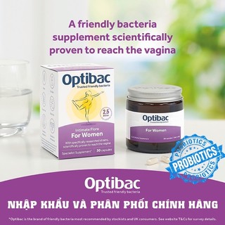 Men vi sinh Dành Cho Phụ Nữ Optibac Uk ( Date 7/2025 )
