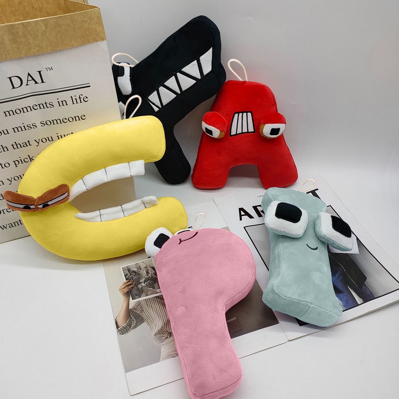 Alphabet Lore Gấu bông chữ cái trong game Roblox size 20cm A tới Z