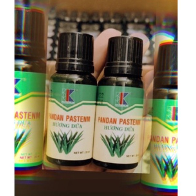 Tinh chất tạo mùi hương lá 20ml 3k PANDAN PASTENM