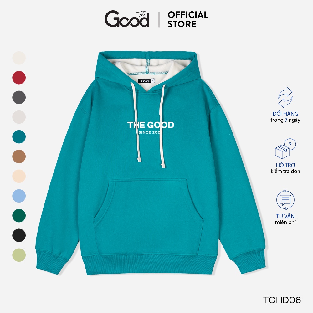 Áo Hoodie Lót Lông Thiết Kế THE GOOD/ Basic Hoodie