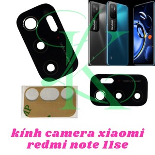 Mặt kính camera Xiaomi redmi Note 11 SE sẵn keo dán