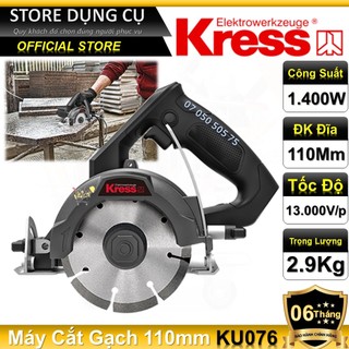 1400w máy cắt gạch 110mm kress ku076