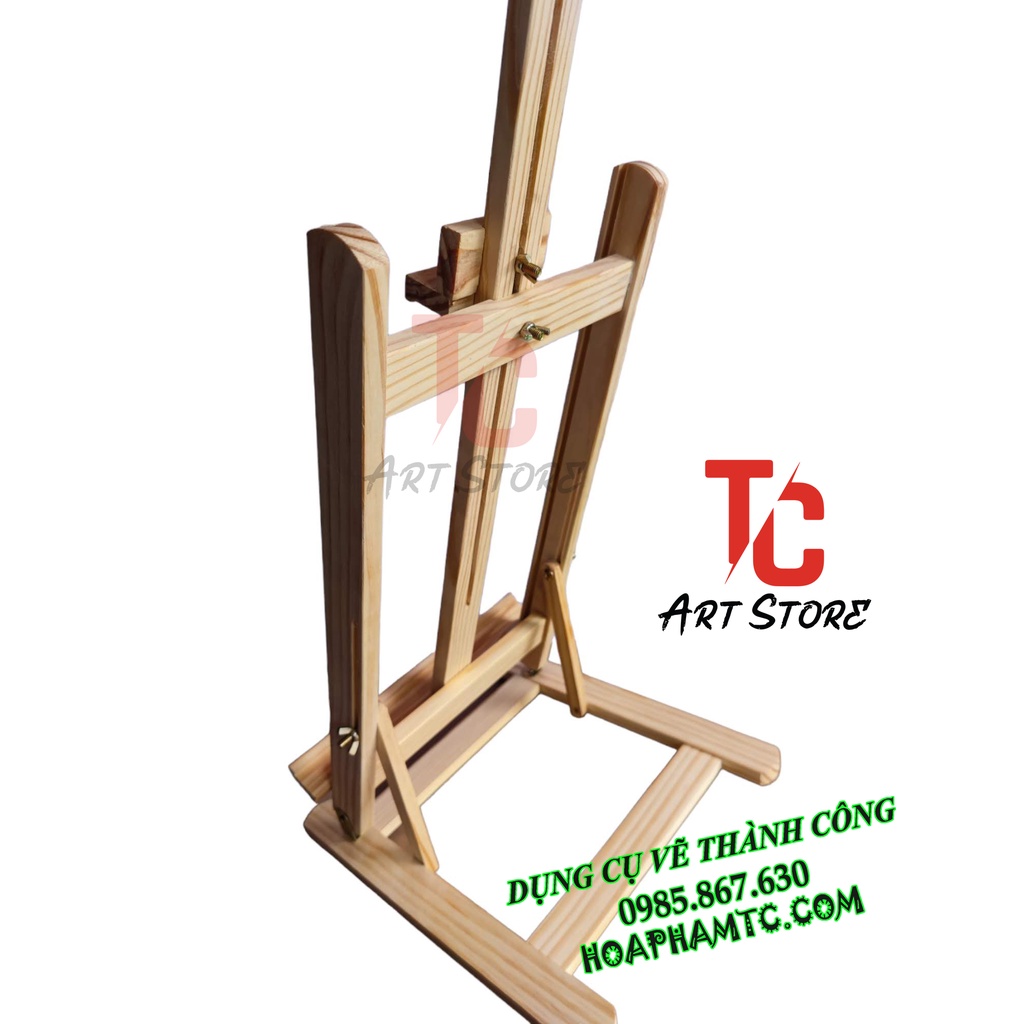 Giá vẽ gỗ mini để bàn, giá vẽ học sinh - Giá vẽ xếp