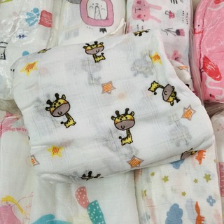 Khăn Muslin swaddle Sợi tre cho bé