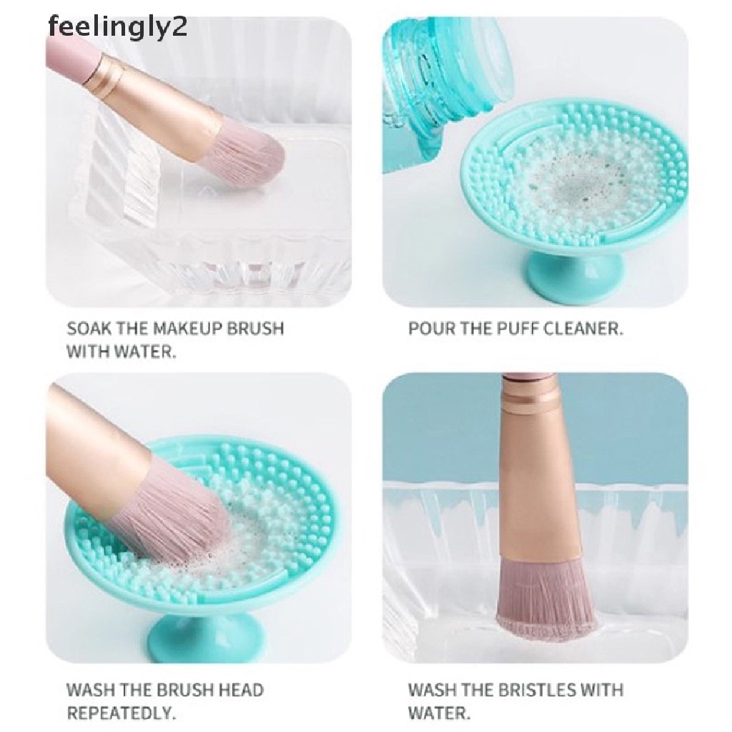 Miếng Silicone Vệ Sinh Cọ Trang Điểm Tiện Dụng