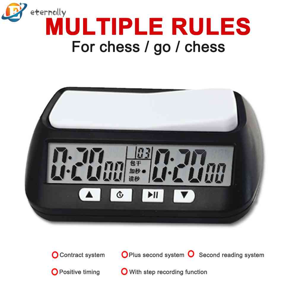 Đồng Hồ Bấm Giờ Kỹ Thuật Số Cho Trò Chơi Cờ Vua Quốc Tế