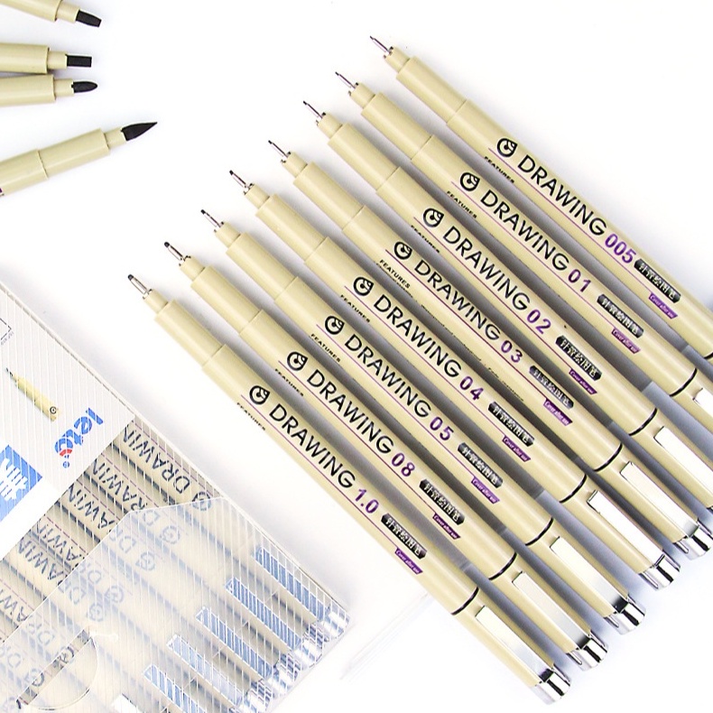 Bút Máy Kim 0.2~3mm Chống Thấm Nước Nhập Khẩu Nhật Bản LT112