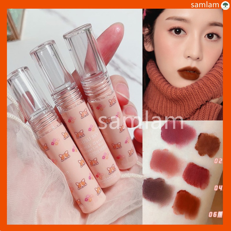 Son Kem Lì Cappuvini Susu SKY Son Môi Màu Lì Làm Trắng Lâu Trôi Không Thấm Nước Không Phai Màu Thiết Kế Vỏ Hình Vườn Bầu Trời Sao Giá