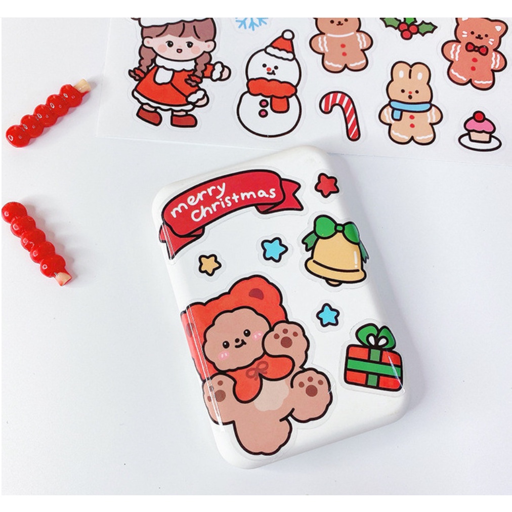 Sticker Giáng Sinh set 4 tấm