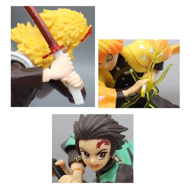 Mô hình Tanjirou Trạng thái chiến đấu Thanh gươm diệt quỷ Figure