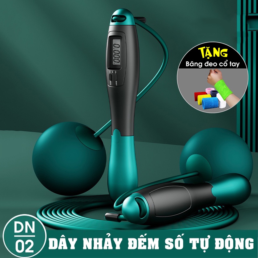 Dây Nhảy Không Dây Giảm Cân Thể Dục, Dây Nhảy Thể Lực Giá Rẻ Phù Hợp Trẻ Em Người Lớn Tập Thể Thao Gym